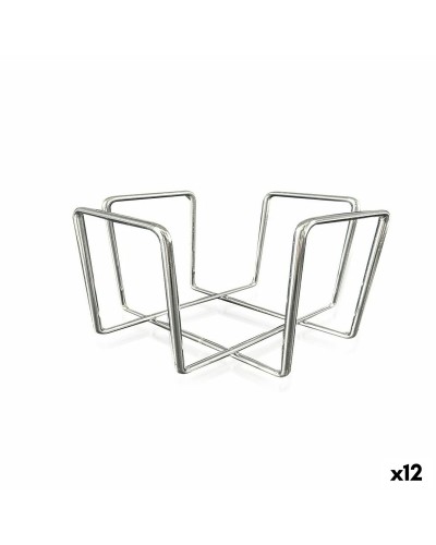 Servetthållare Quttin 17,5 x 17,5 x 9,5 cm (12 antal) Kromad