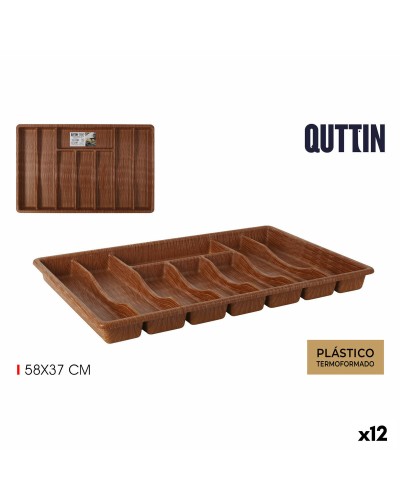 Quttin Thermoplastic Cutlery Tray 59 x 38 cm, Set of 12
