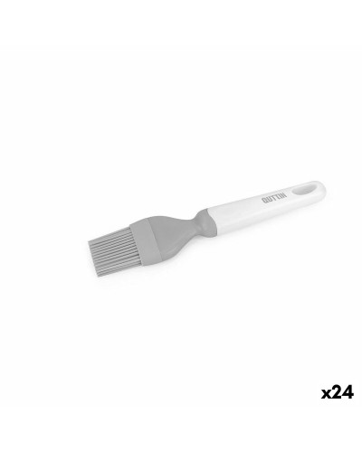 Pinceau en silicone Quttin | Résistant aux hautes températures | Manche ergonomique | Ensemble de 24
