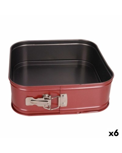 Springvorm Pan Quttin 24 x 24 x 7 cm Vierkant (6 Stuks)