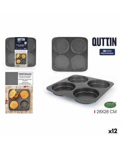 Molde para Hamburguesas Quttin | 28 x 28 x 2,5 cm | 12 unidades
