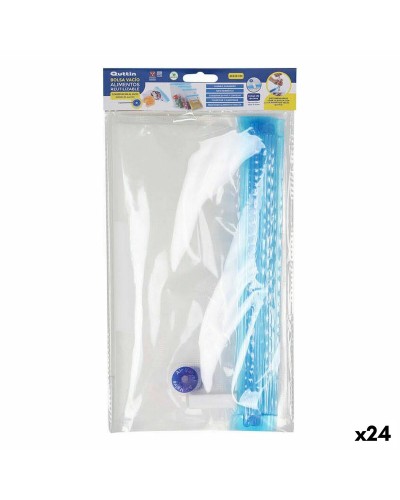 Herbruikbare voedselzak Quttin Vacuümklep 5 Onderdelen 26 x 28 cm (24 Stuks)