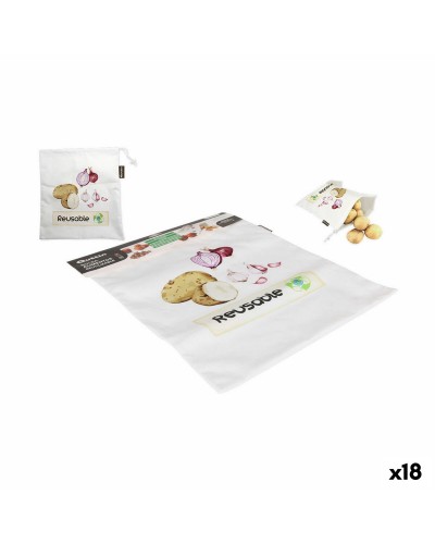 Sacchetti Riutilizzabili Quttin (18pz) | Conservazione Alimentare Senza Sprechi | 39,5x35cm