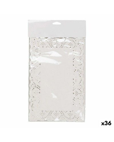 Base pour Gâteau Blanc Papier Wooow | 19x30 cm | Lot de 24 Pièces
