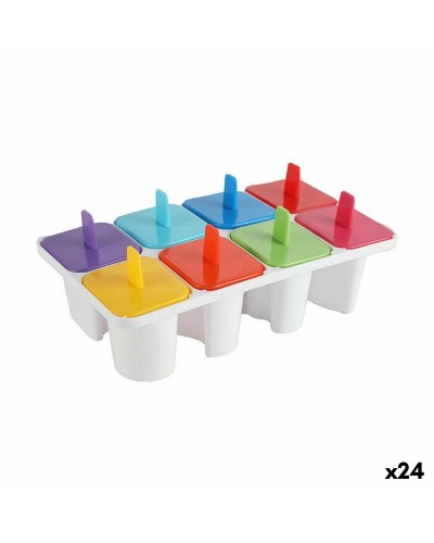 Stampo per Gelati Privilege da 24 Pezzi | Multicolore | 18,5 x 10,5 x 7 cm