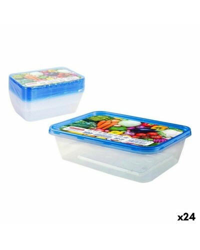Set 10 Lunchboxen Privilege 49786 500 ml Rechthoekig 17,5 x 12 x 4 cm (24 Stuks)