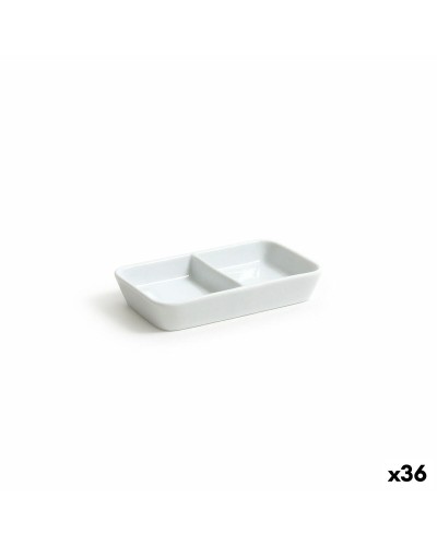 Vassoio per Aperitivi Lattice Monouso | 12 x 7,2 x 2,3 cm | Confezione da 36