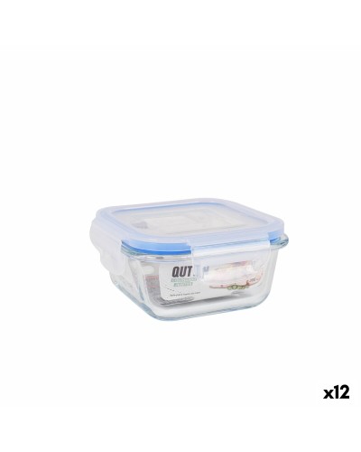 Airtight Lunch Box Quttin Square 300 ml, 12 Units
