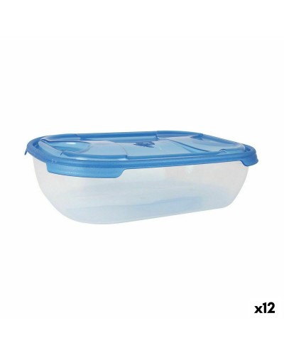 Tontarelli Nuvola Set Scatole Porta Pranzo Rettangolari Azzurre (1,15L, 12 Unità)