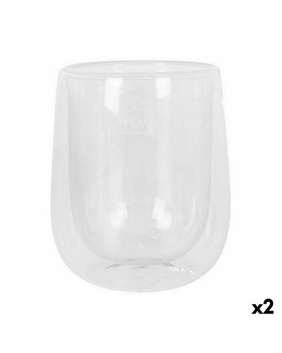 Verres Santa Clara Thermiques en Verre Borosilicate, Set de 2 (2 Unités)
