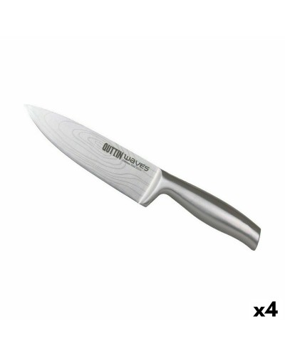 Quttin Waves Coltello da Chef (15 cm, Confezione da 4) - Affilato, Durevole, Professionale