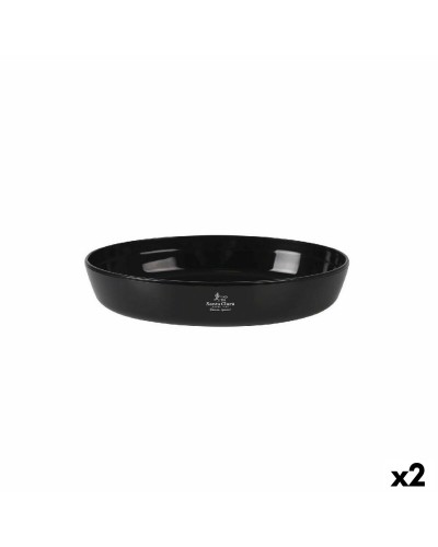 Fuente Ovalada Silicona Vidrio Santa Clara | 30 x 21 x 6,5 cm (Set de 2)

