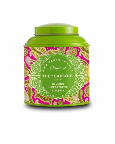 Green Tea The Capsoul: Mint and Jasmine Blend in Loose Leaf for Refreshing Infusions
