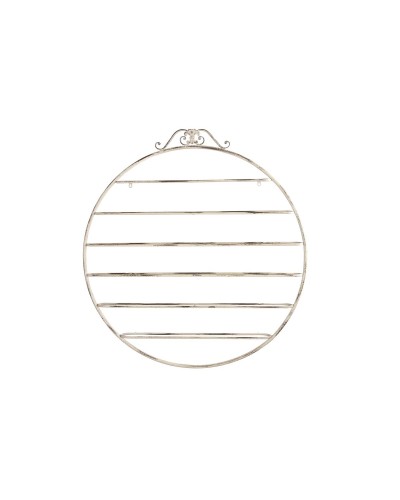 Botellero DKD Home Decor Metal Blanco, 105 x 9,5 x 114 cm, Solución de Ahorro de Espacio Elegante para el Almacenamiento de Vino
