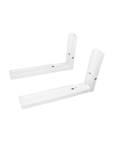 TM Electron Soporte Microondas Blanco - 35kg Robusto y Ahorra Espacio
