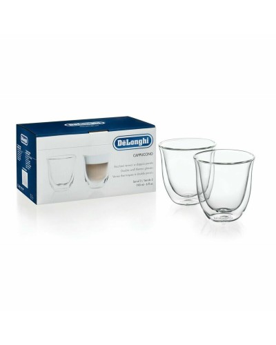 Set van 2 koffiekopjes De'Longhi 5513214601 Transparant 2 Onderdelen