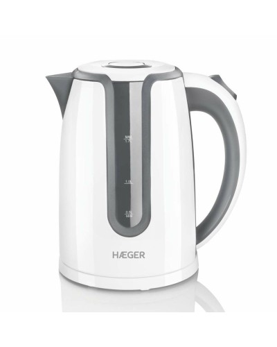 Bollitore Elettrico Haeger EK-22G Bianco 1.7L, 2200W - Riscaldamento Rapido

