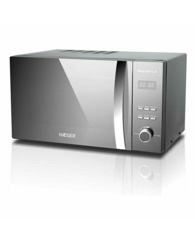 Mikrovågsugn med Grill Haeger MW-80B.008A Grå 800W