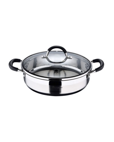 Casseruola in Acciaio Inox Masterpro da 3,8 L con Coperchio (28 x 7 cm)