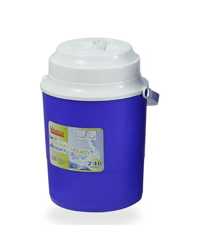 Thermos Hidalgo 2,4 Litres avec Couvercle Distributeur Pratique, Bleu Clair
