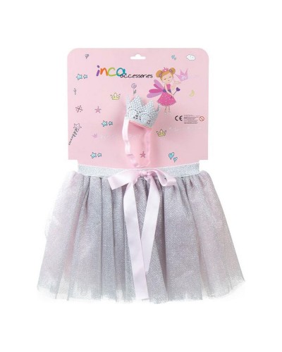 Tutu Mädchen Silber Inca, Krone & 2 Teile - 24/36 Monate - Tanz & Party
