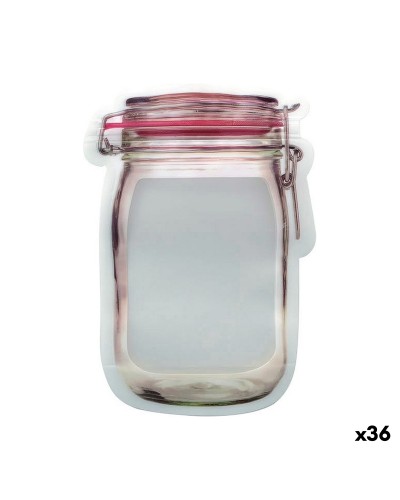 Set Bolsas Reutilizables Alimentos - 5 Unidades 13,5x19,5x7,3cm - Ecológico
