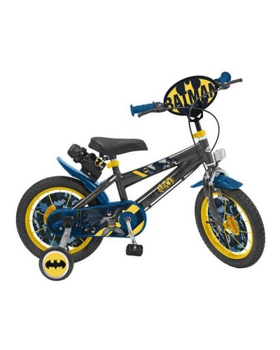 Batman Bicycle 14 Inch - Kids Bike with Training Wheels and Brake
