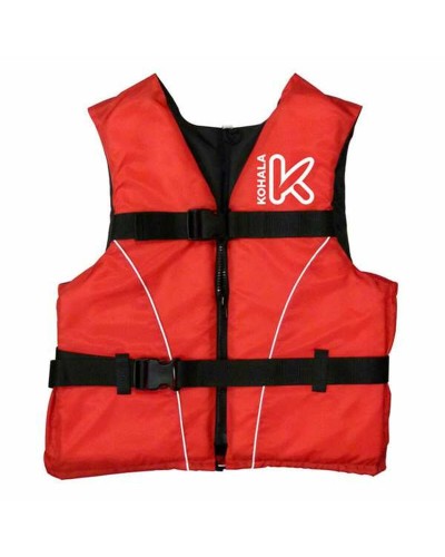 Gilet de Sauvetage Rouge XXL Homologué ISO 12402-5 Idéal Nautique
