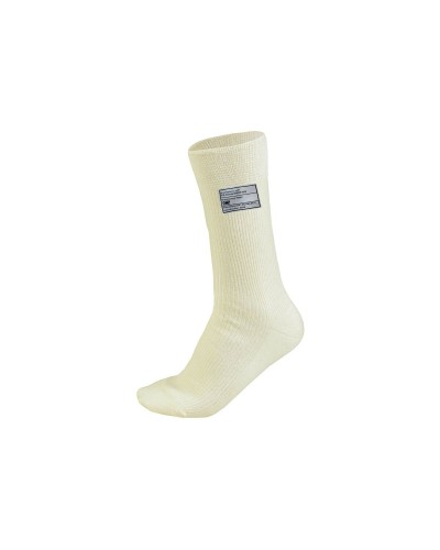 OMP Calcetines Racing Nomex Blancos Talla L - Calcetines Ignífugos Kart
