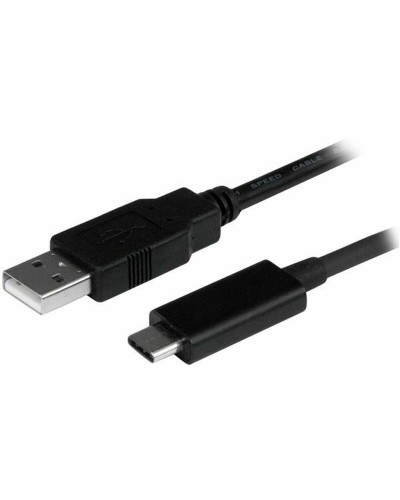 Startech USB-A auf USB-C Kabel 1m Schwarz - Laden & Datentransfer
