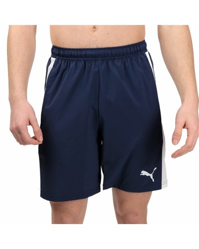 Puma TEAMLIGA Pantaloncini Uomo - Sport Padel Training - Nero/Giallo
