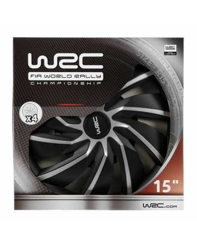 Hubkap WRC 7598 Grijs Zwart/Gris 15" 4 Onderdelen