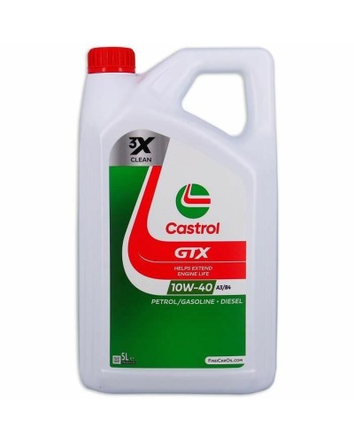Castrol GTX 10W40 5L - Huile Moteur Essence & Diesel - Protection Avancée
