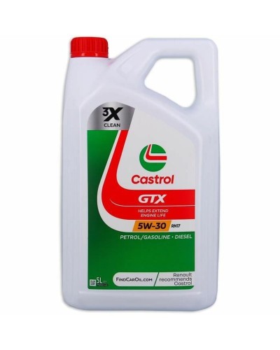 Castrol GTX 5W30 5L - Motoröl Benzin & Diesel - Fortschrittlicher Schutz
