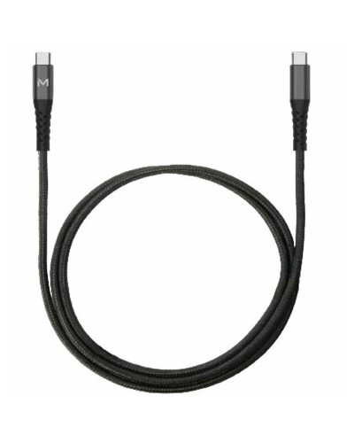 Mobilis Cable USB-C Negro - 1m Carga Rápida & Transferencia de Datos

