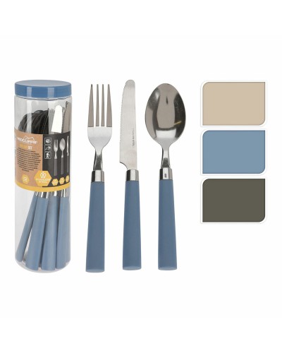 Redcliffs Posate Campeggio 12 Pezzi - Set Completo Acciaio Inox Leggero
