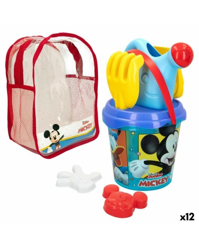 Rantalelusetti Mickey Mouse Ø 18 cm polypropeeni (12 osaa)