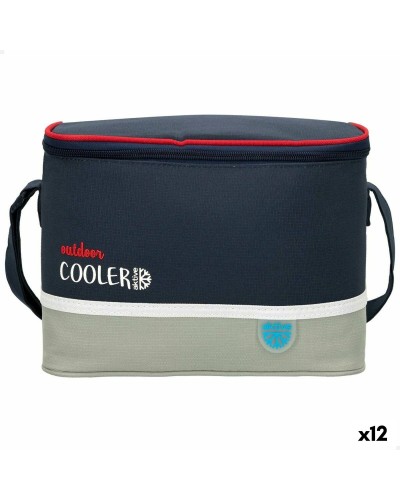 Koeltas Aktive Marineblauw Grijs 24 x 16,5 x 15 cm (12 Stuks)