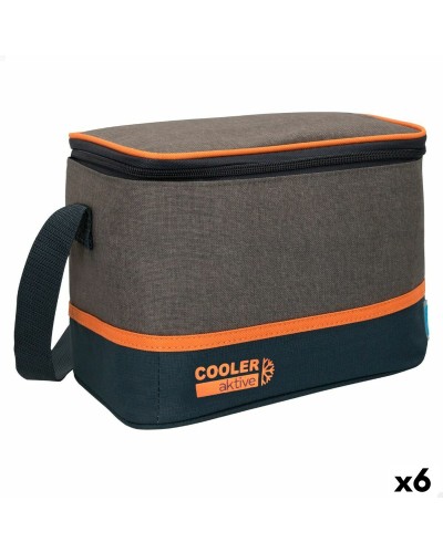 Aktive Igloo Sac Isotherme - 24x17x15 cm - Set 6 Unités - Portable Déjeuner

