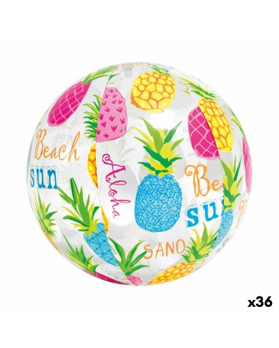 Intex Pelota de Playa Ø 51cm - PVC Resistente - Set 36 Unidades

