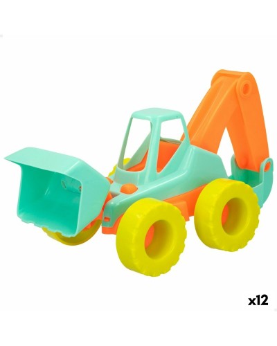 Colorbaby Excavatrice Jouet 26cm - Polypropylène Résistant - Set 12 Pièces
