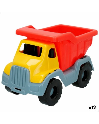 Colorbaby Camión de Juguete 30cm - Set 12 Unidades - Polipropileno Resistente
