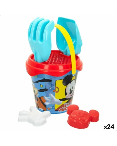 Mickey Mouse Set Mare 24pz - Giochi Spiaggia Bambini Ø14cm
