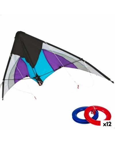 Aquilone Eolo Pop-Up Magic: Bianco Viola, Facile da Volare
