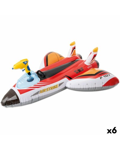 Intex Colchoneta Hinchable Pistola Agua Avión - 117x117 cm - Diversión Verano (6 uds)
