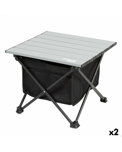 Aktive Mesa Plegable Camping 38x30x34cm - Set 2 Unidades - Portátil
