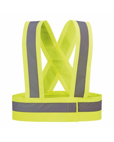 Bretelles Haute Visibilité JUBA HVT Jaune Polyester - Travail & Sécurité
