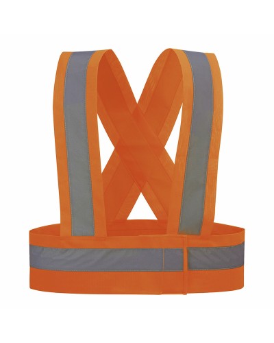 Bretelles Haute Visibilité JUBA HVTORA Orange Polyester - Travail & Sécurité
