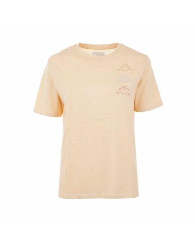 Kappa Kemilia Camiseta de Mujer Beige: Manga Corta, Sport & Casual
