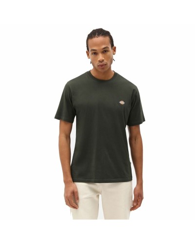Dickies Mapleton : T-shirt Homme Vert Foncé - Décontracté & Résistant
